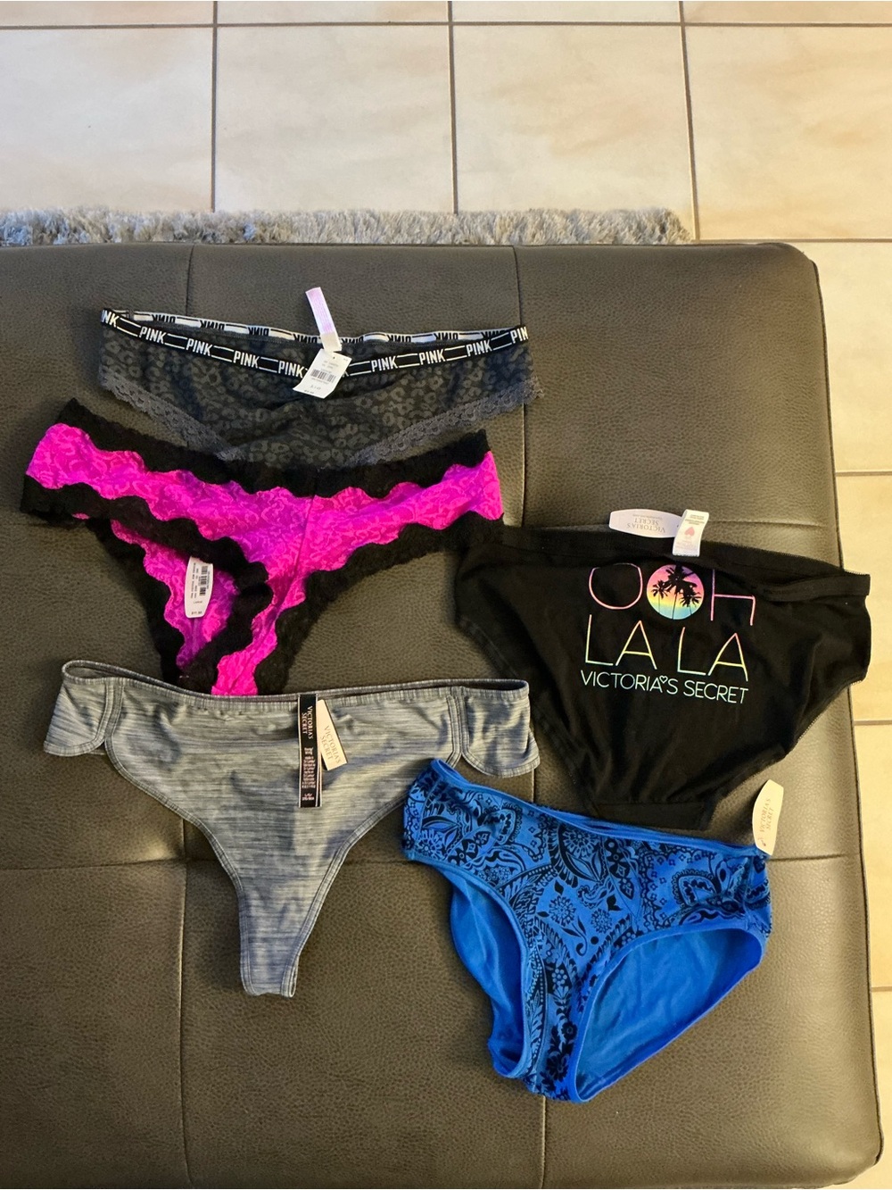 NWT Victoria’s Secret & PINK Underwear Bundle – New With Tags! ALL LARGE